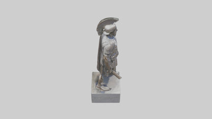 3D model Memorial to the Warriors statue model VR / AR / low-poly