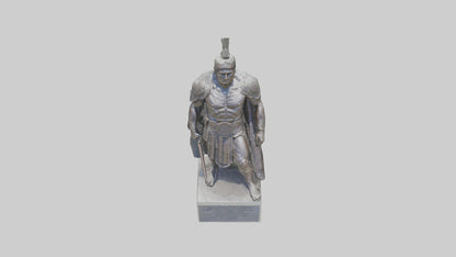 3D model Memorial to the Warriors statue model VR / AR / low-poly