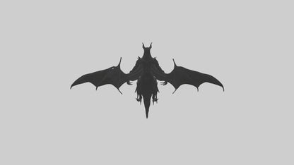 3D model Menacing shadow model VR / AR / low-poly