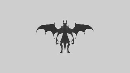 3D model Menacing shadow model VR / AR / low-poly