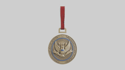 3D model Merit Medal model VR / AR / low-poly