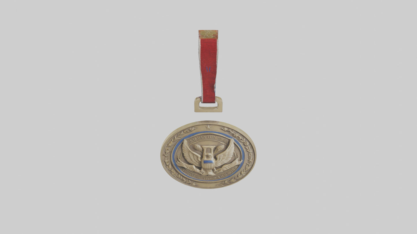 3D model Merit Medal model VR / AR / low-poly