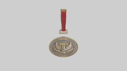 3D model Merit Medal model VR / AR / low-poly
