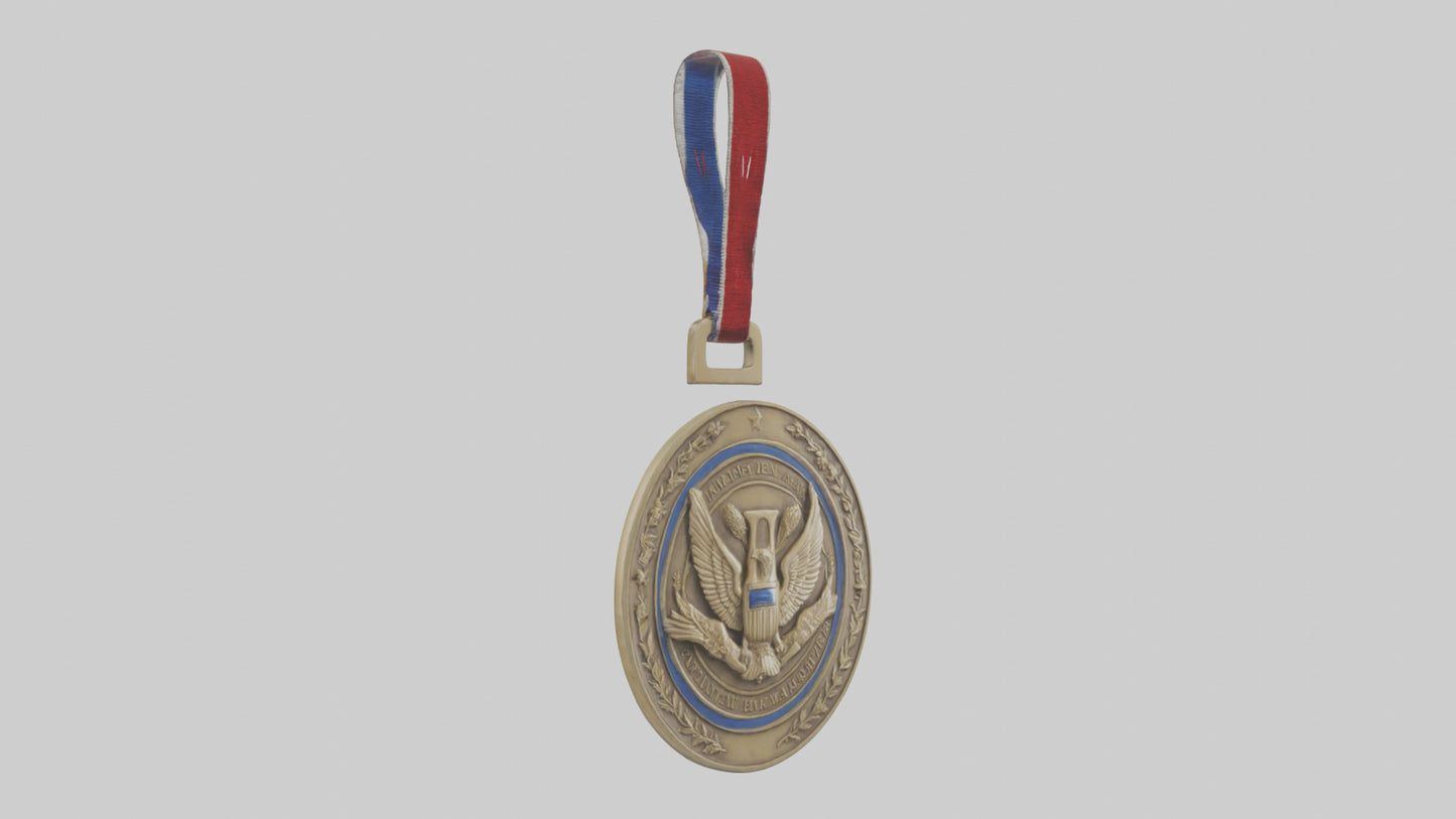 3D model Merit Medal model VR / AR / low-poly