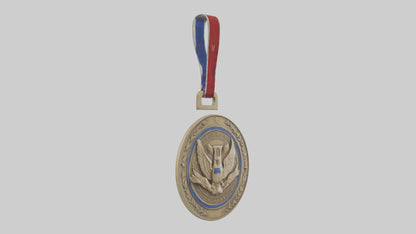 3D model Merit Medal model VR / AR / low-poly