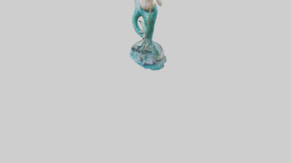 Mermaid Queen statue model VR / AR / low-poly