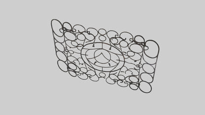 3D model Metal Mesh Wall Art VR / AR / low-poly