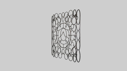 3D model Metal Mesh Wall Art VR / AR / low-poly
