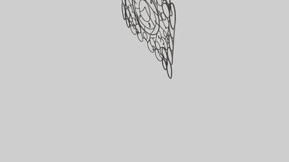 3D model Metal Mesh Wall Art VR / AR / low-poly