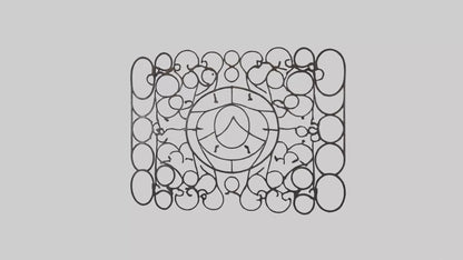 3D model Metal Mesh Wall Art VR / AR / low-poly