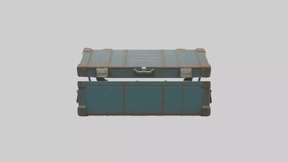 3D model Metal toolbox VR / AR / low-poly