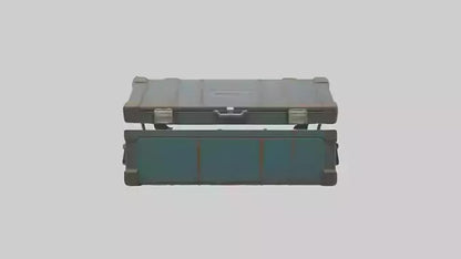 3D model Metal toolbox VR / AR / low-poly
