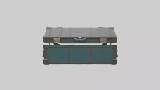 3D model Metal toolbox VR / AR / low-poly