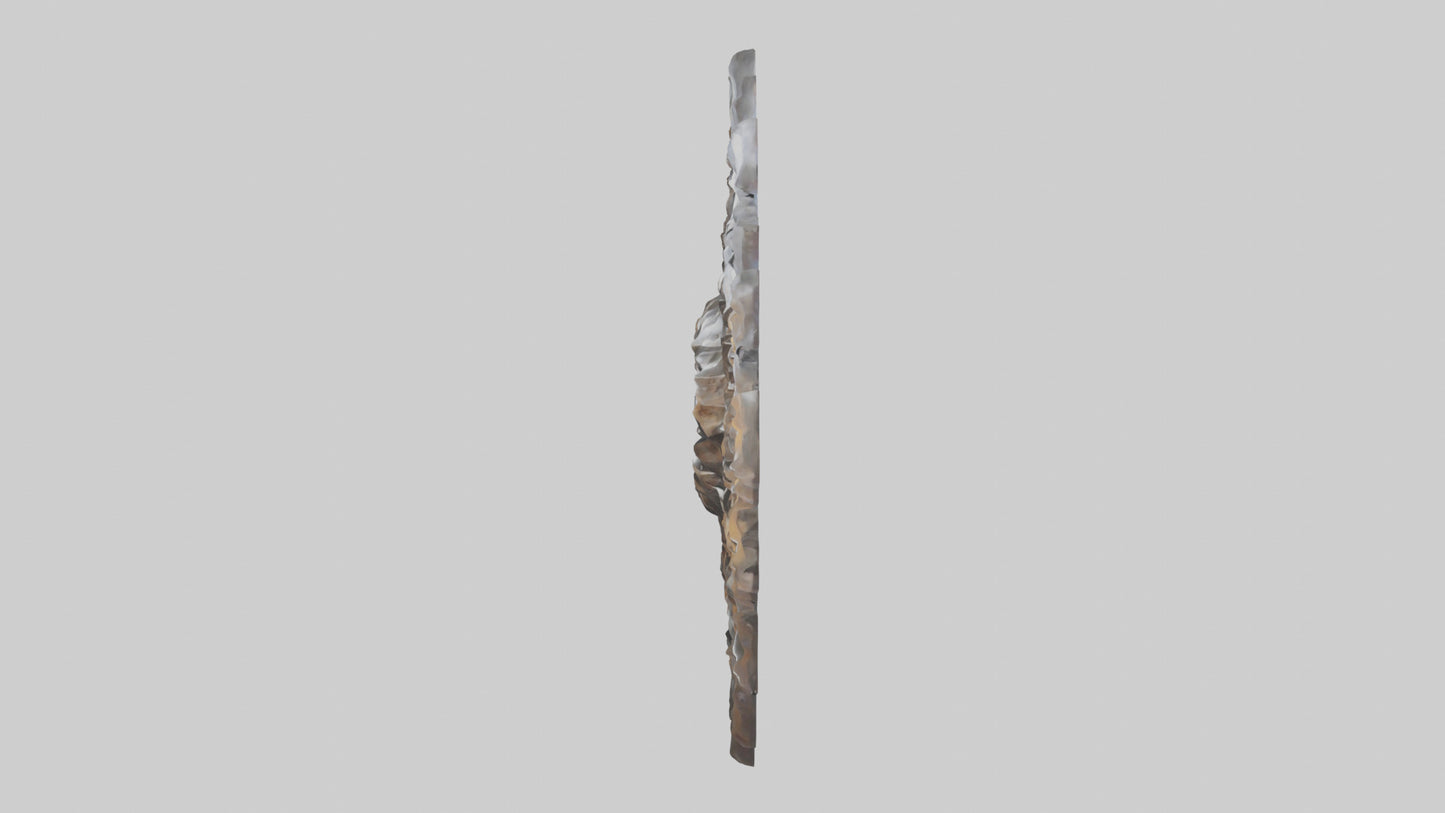 3D model Metal wall art model VR / AR / low-poly