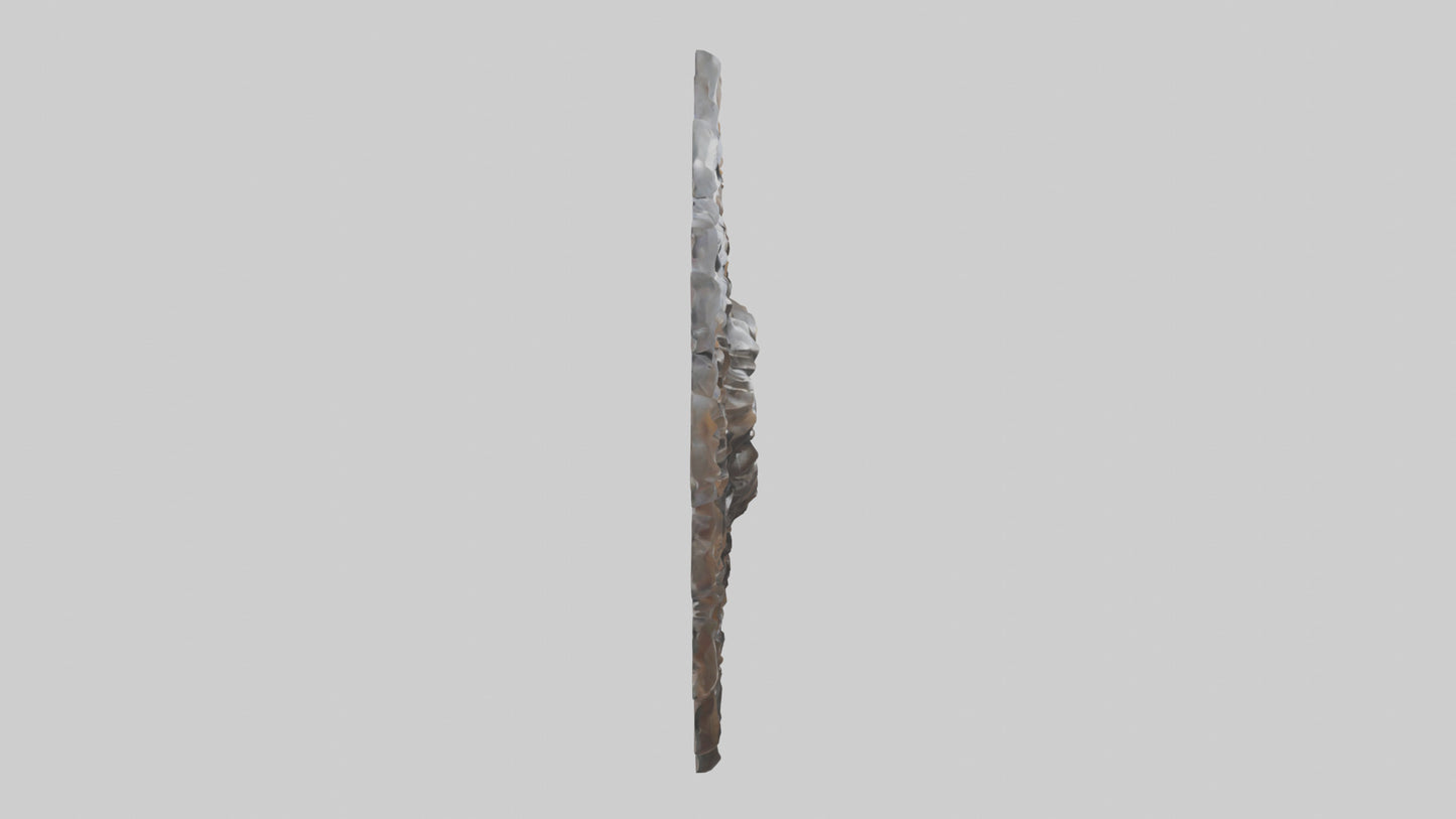 3D model Metal wall art model VR / AR / low-poly