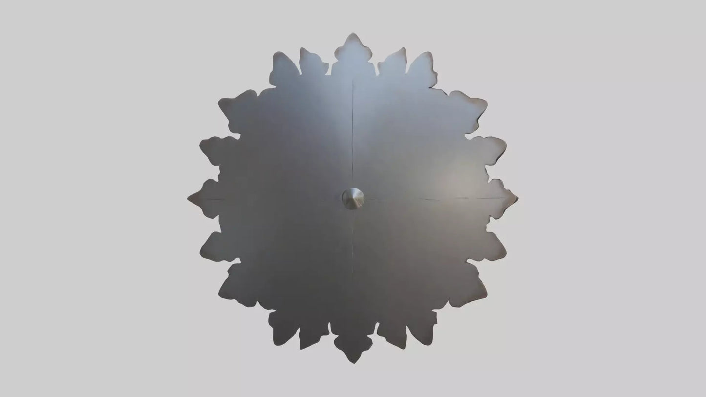 3D model Metal wall art model VR / AR / low-poly