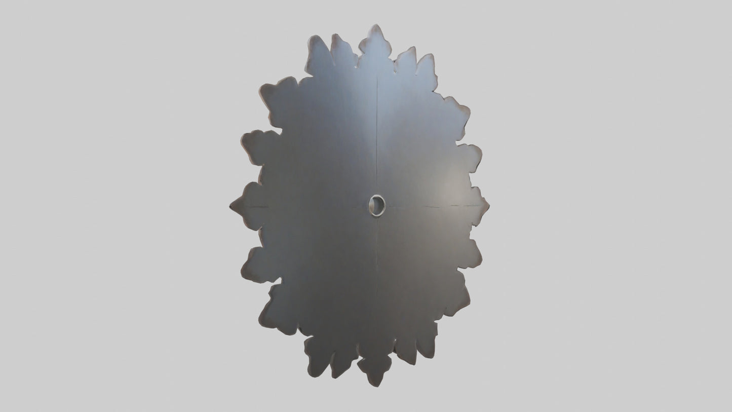 3D model Metal wall art model VR / AR / low-poly