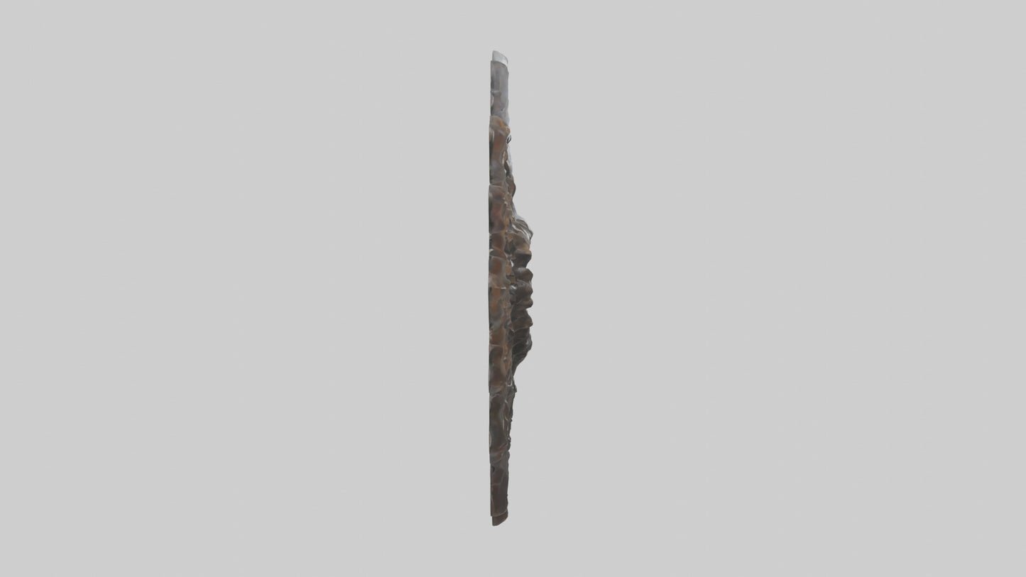 3D model Metal wall art model VR / AR / low-poly
