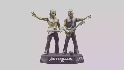 3D model Metallica statue model VR / AR / low-poly
