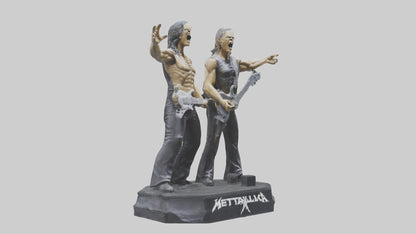 3D model Metallica statue model VR / AR / low-poly