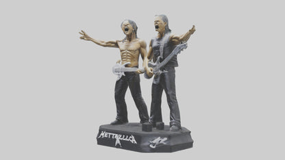 3D model Metallica statue model VR / AR / low-poly