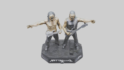 3D model Metallica statue model VR / AR / low-poly