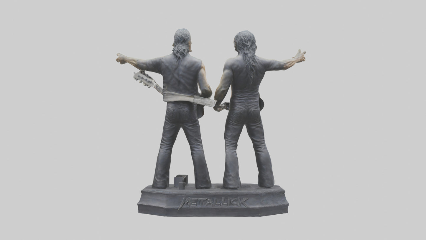 3D model Metallica statue model VR / AR / low-poly
