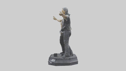 3D model Metallica statue model VR / AR / low-poly