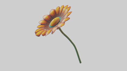 Mexican Hat Flower model VR / AR / low-poly