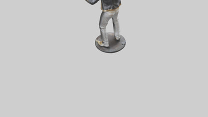 3D model Michael Jackson statue model VR / AR / low-poly
