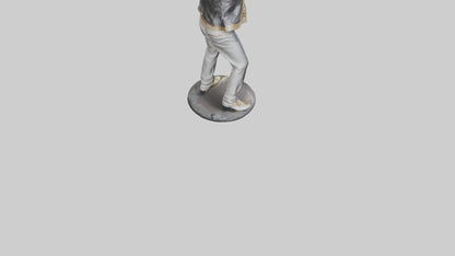 3D model Michael Jackson statue model VR / AR / low-poly