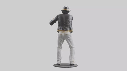 3D model Michael Jackson statue model VR / AR / low-poly