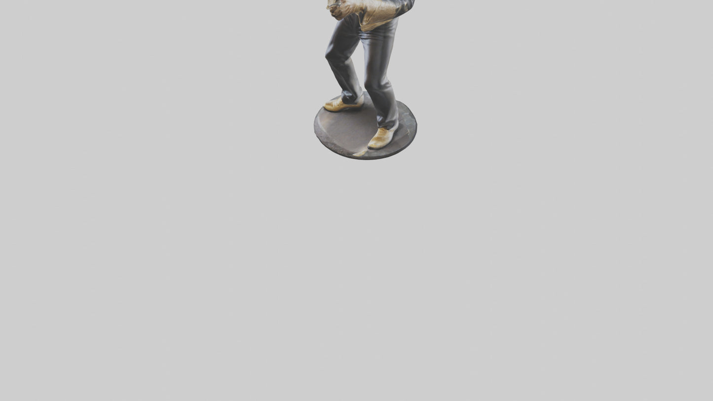 3D model Michael Jackson statue model VR / AR / low-poly