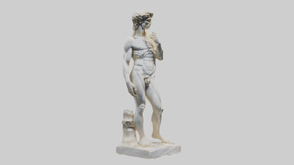 Michelangelo statue model VR / AR / low-poly