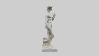Michelangelo statue model VR / AR / low-poly