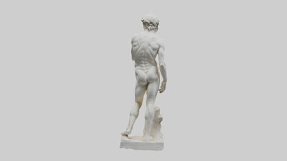 Michelangelo statue model VR / AR / low-poly