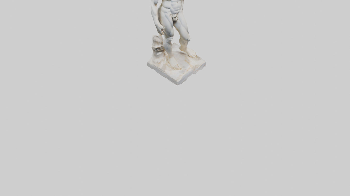 Michelangelo statue model VR / AR / low-poly