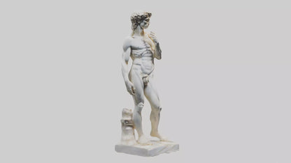 Michelangelo statue model VR / AR / low-poly