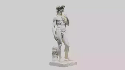 Michelangelo statue model VR / AR / low-poly