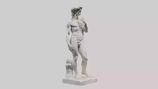 Michelangelo statue model VR / AR / low-poly