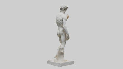 Michelangelo statue model VR / AR / low-poly