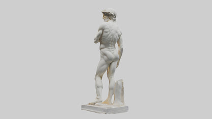 Michelangelo statue model VR / AR / low-poly