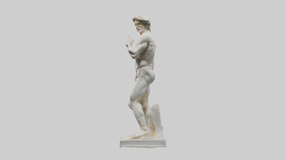 Michelangelo statue model VR / AR / low-poly