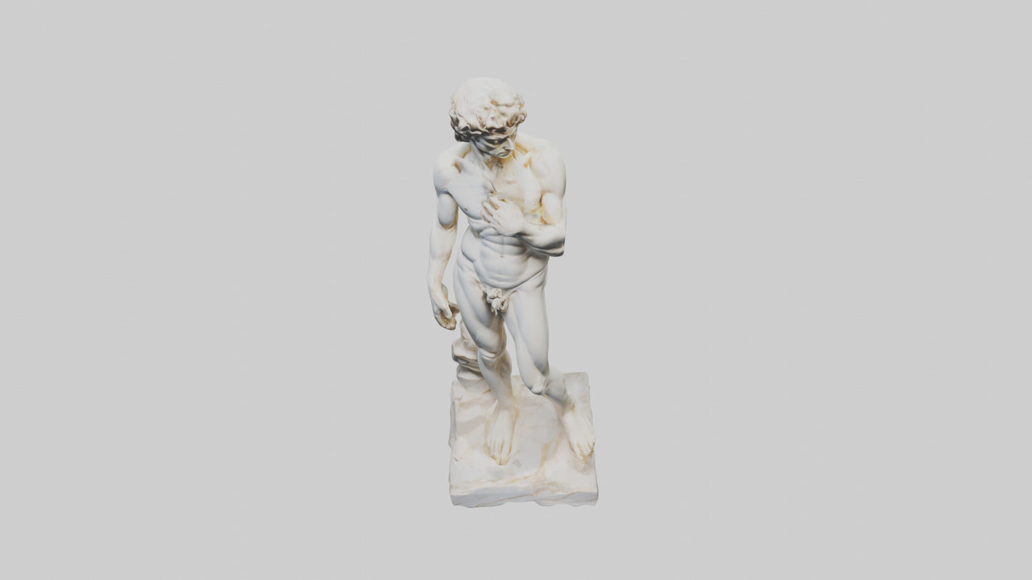 Michelangelo statue model VR / AR / low-poly