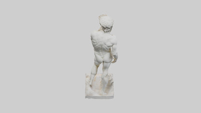 Michelangelo statue model VR / AR / low-poly