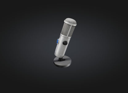 3D model microphone model VR / AR / low-poly