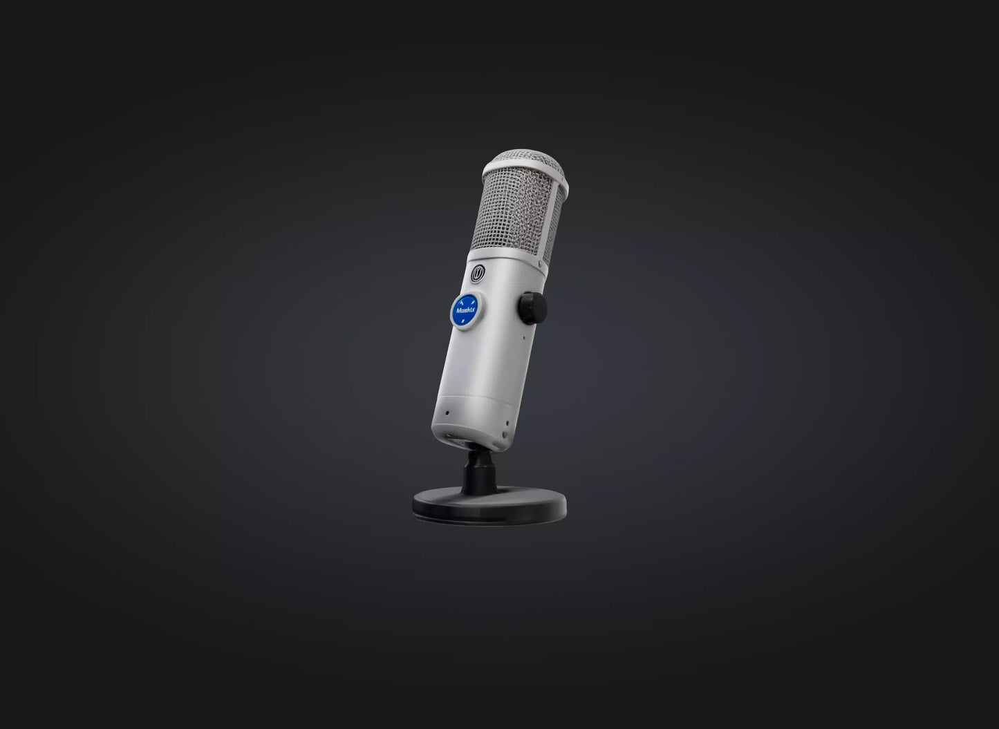 3D model microphone model VR / AR / low-poly