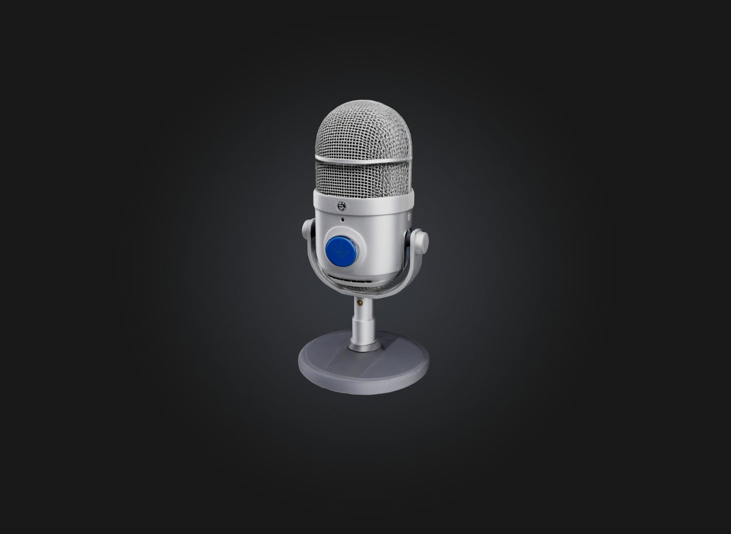 3D model microphone models VR / AR / low-poly