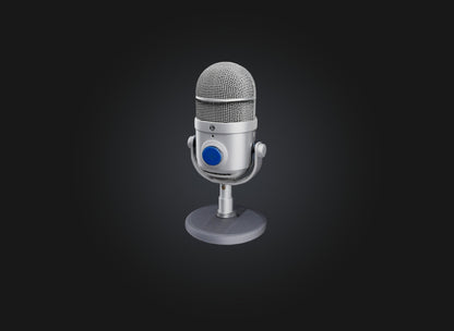 3D model microphone models VR / AR / low-poly