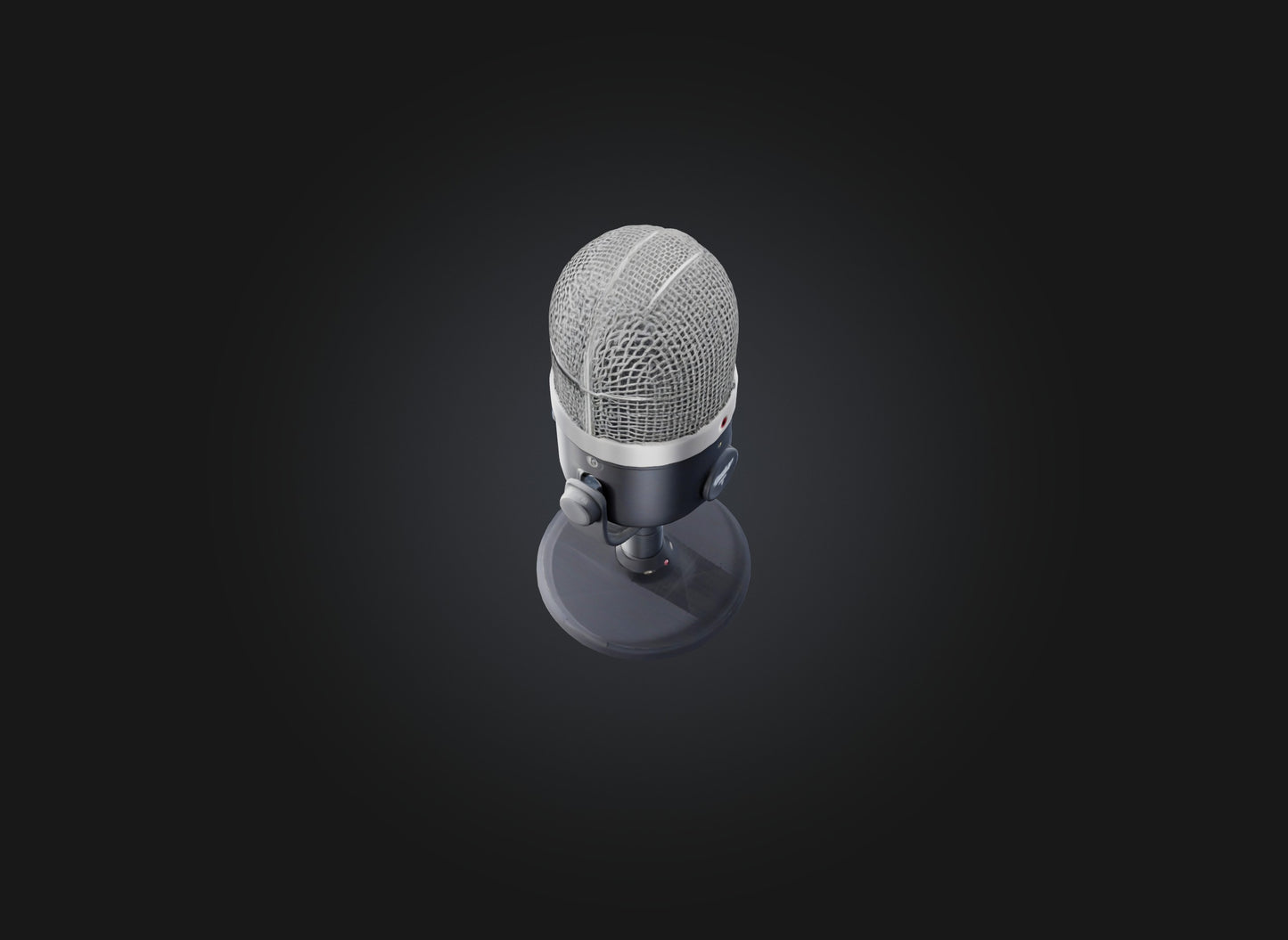 3D model microphone models VR / AR / low-poly